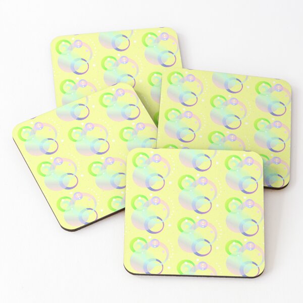 Item preview, Light yellow circles composition pattern | pastel color abstract circle and dots  designed and sold by lausn.