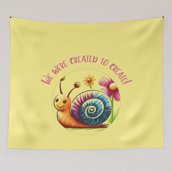 Item preview, Happy cute snail designed and sold by coloursforkids.