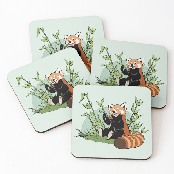 Item preview, Red panda snack time designed and sold by HenriekeG.