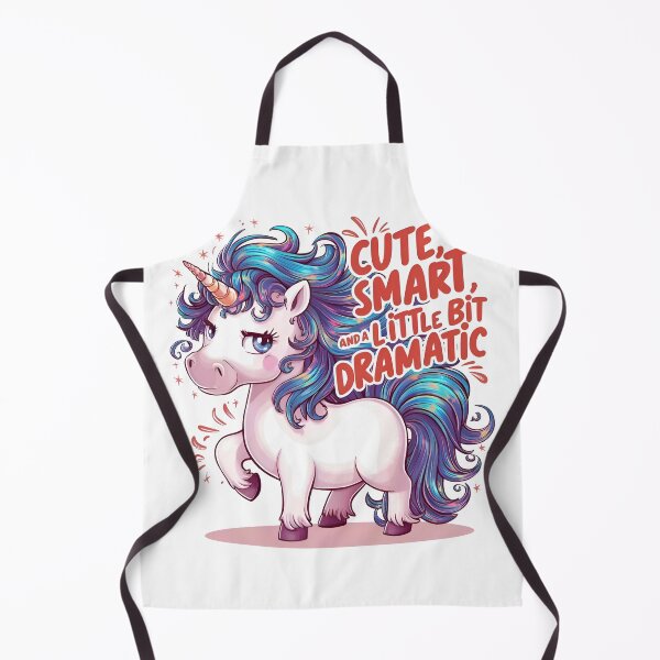 Item preview, Unicorn - Cute, Smart and a Little Bit Dramatic designed and sold by BobaTeeStore.