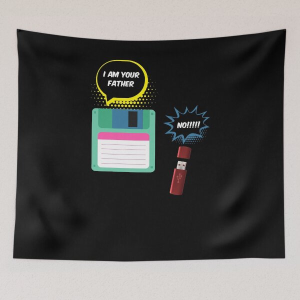 Item preview, I Am Your Father - Floppy Disk To USB Stick designed and sold by PrintPress.