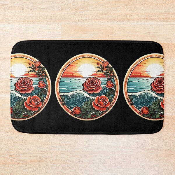 Item preview, Sunset Rose by the Ocean on a Hawaii Beach designed and sold by NautiChic.