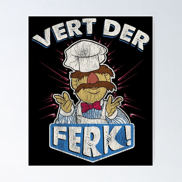 Item preview, Vert Der Ferk The Swedish Chef Dks Worn designed and sold by Alema Art.
