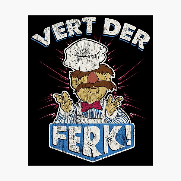 Item preview, Vert Der Ferk The Swedish Chef Dks Worn designed and sold by Alema Art.
