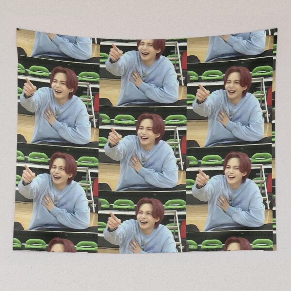 Item preview, Jeonghan, Red Hair, Kpop, Sebong, Aesthetic, Christmas, 17, Leader Line, Yoon Jeonghan, Gose designed and sold by KPopPalette.