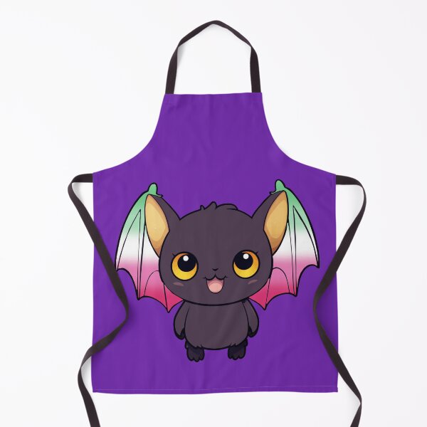 Item preview, Kawaii Bat with Abrosexual Pride Flag Colored Wings, Cute Abrosexual Design designed and sold by Travelslightly.