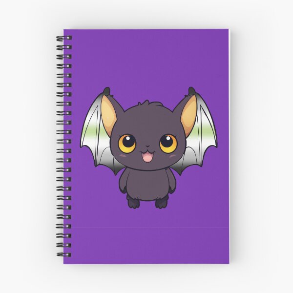Item preview, Kawaii Bat with Agender Pride Flag Colored Wings, Cute Agender Design designed and sold by Travelslightly.