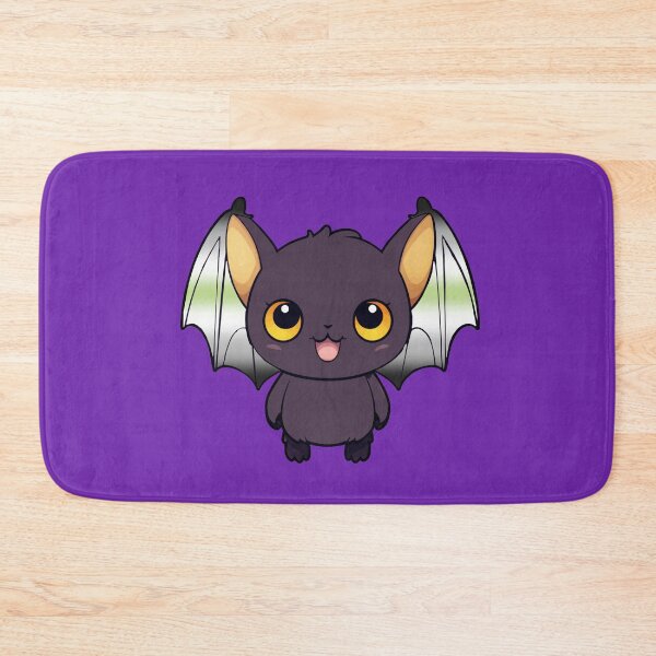 Item preview, Kawaii Bat with Agender Pride Flag Colored Wings, Cute Agender Design designed and sold by Travelslightly.