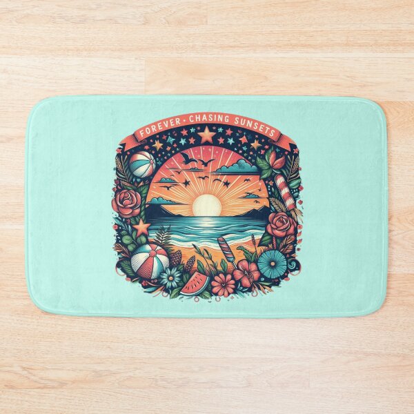 Item preview, Sunset With Inscription Forever Chasing Sunsets  designed and sold by M R Design.