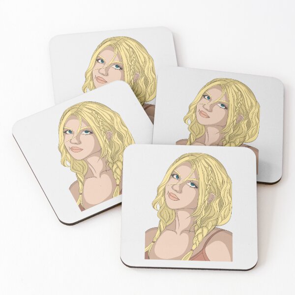 Item preview, Enchanting Blonde Braided Beauty Illustration designed and sold by lavavamp.
