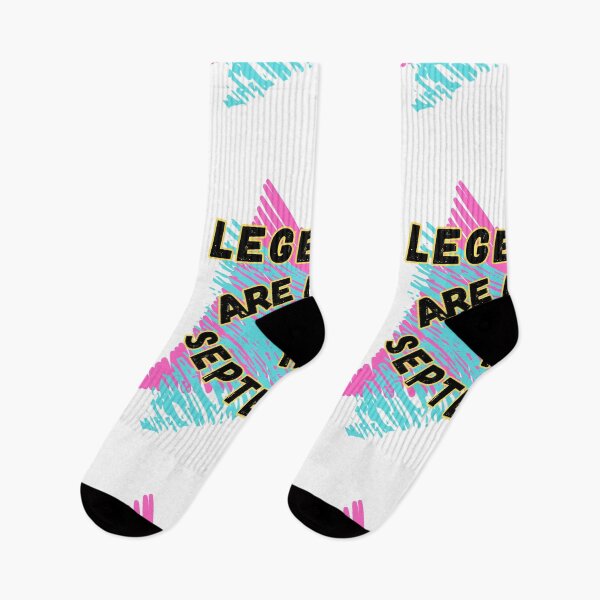 Item preview, Legends Are Born in september, retro design designed and sold by Numbers-Art.