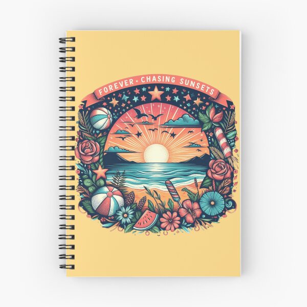 Item preview, Sunset With Inscription Forever Chasing Sunsets  designed and sold by M R Design.