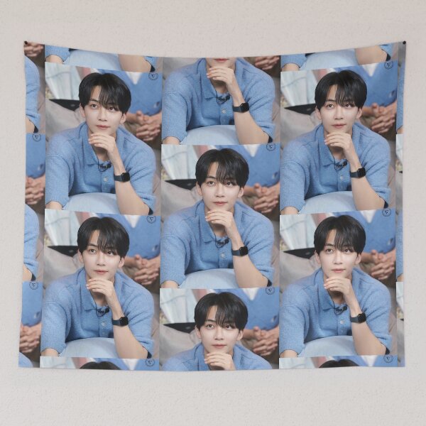 Item preview, Jeonghan, Black Hair, Kpop, Sebong, Aesthetic, Christmas, 17, Leader Line, Yoon Jeonghan, Gose, Carat designed and sold by KPopPalette.