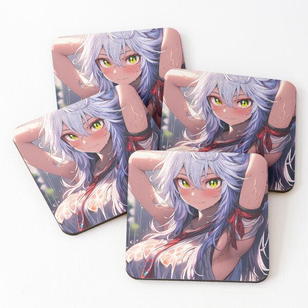 Item preview, Foxgirl hibiki soaked in the rain designed and sold by Senpaiwaves.