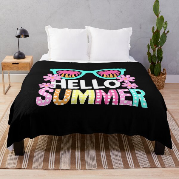 Item preview, Hello Summer beach life tropical vacation sunny days bright design designed and sold by w1ckerman.