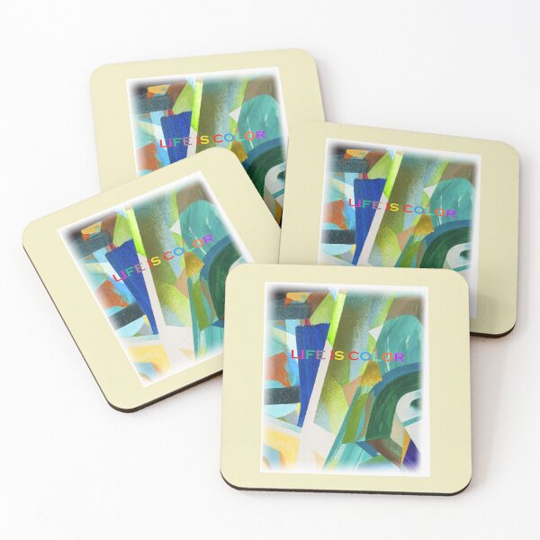 Item preview, Life is color - abstract work designed and sold by WondersbySzilvi.