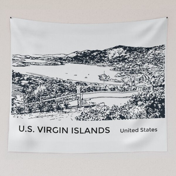 Item preview, U.S. Virgin Islands designed and sold by Lakeric Cityscapes.