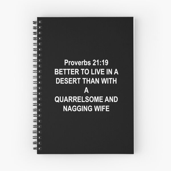 Item preview, Better to live in a desert than with a nagging quarrelsome wife designed and sold by BigTime.