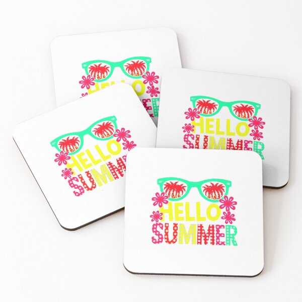 Item preview, Hello Summer beach life tropical vacation sunny days bright design designed and sold by w1ckerman.