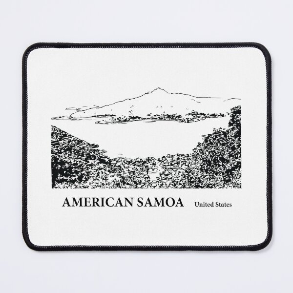 Item preview, American Samoa designed and sold by Lakeric Cityscapes.
