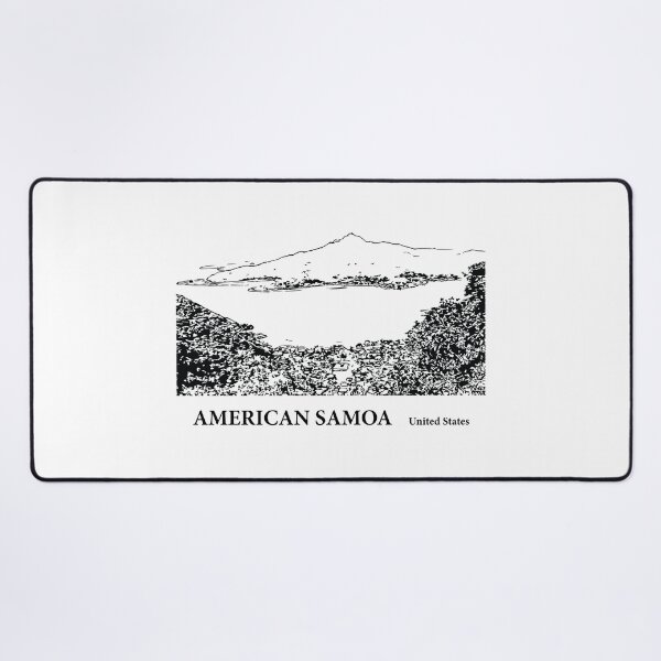 Item preview, American Samoa designed and sold by Lakeric Cityscapes.