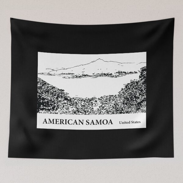 Item preview, Samoa Americana designed and sold by Lakeric Cityscapes.