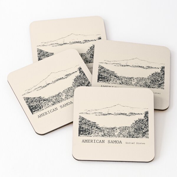 Item preview, American Samoa designed and sold by Lakeric Cityscapes.