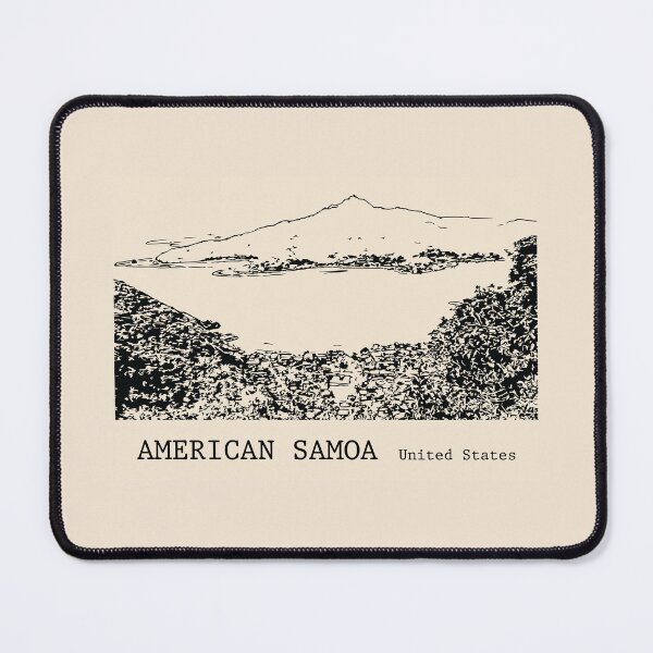 Item preview, American Samoa designed and sold by Lakeric Cityscapes.