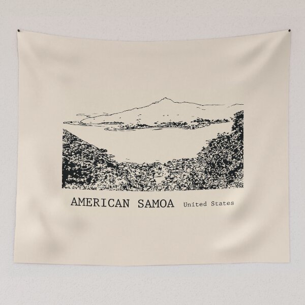 Item preview, Samoa Americana designed and sold by Lakeric Cityscapes.