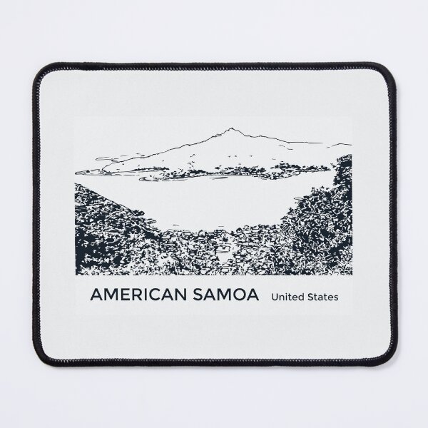Item preview, American Samoa designed and sold by Lakeric Cityscapes.