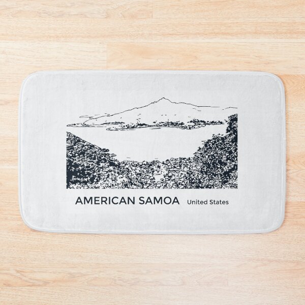 Item preview, American Samoa designed and sold by Lakeric Cityscapes.