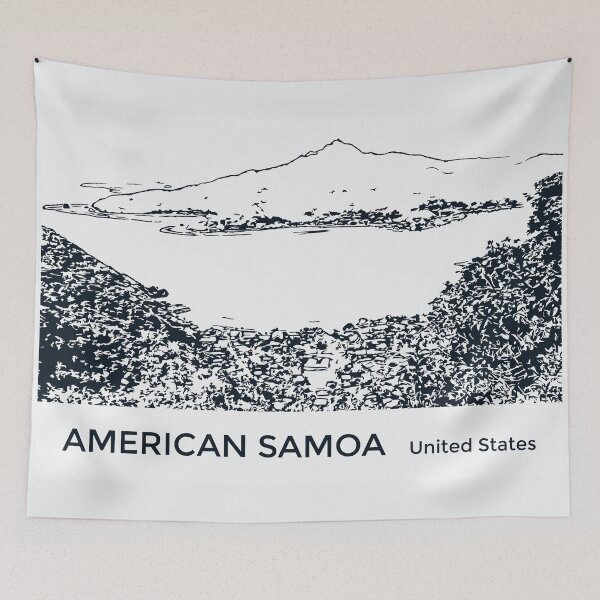 Item preview, Samoa Americana designed and sold by Lakeric Cityscapes.