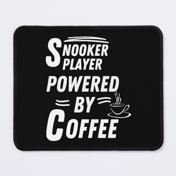 Item preview, Snooker player powered by coffee designed and sold by annoying-shirts.