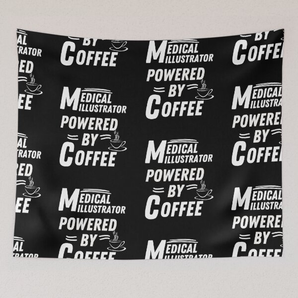 Item preview, Medical illustrator powered by coffee designed and sold by annoying-shirts.