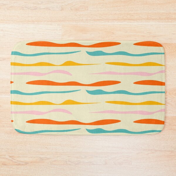 Item preview, Mid Mod Waves Lines Beige designed and sold by susycosta.