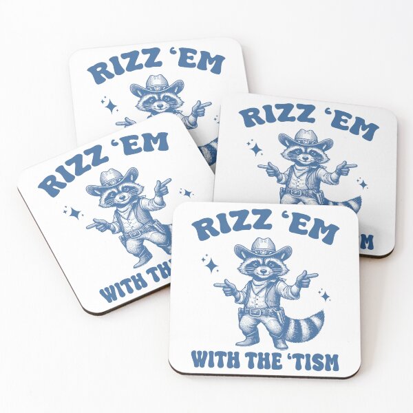Item preview, Rizz'em With the Tism Funny Raccoon designed and sold by BelkaMed.
