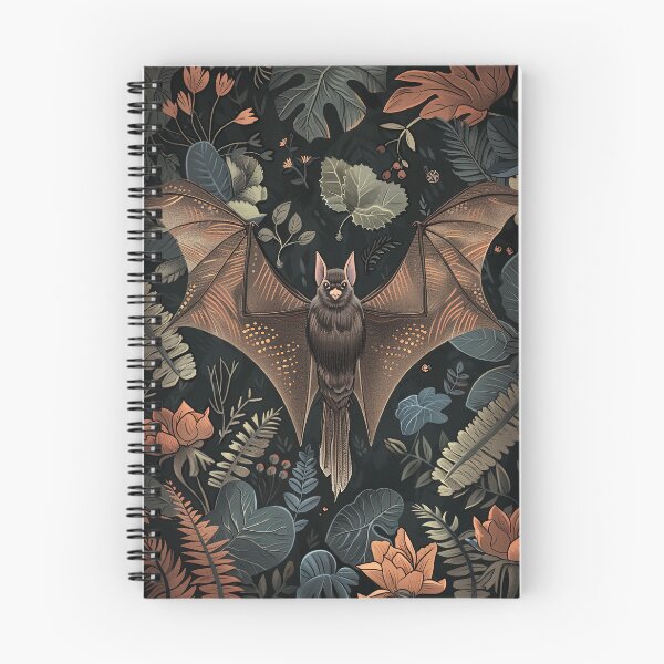 Item preview, Floral Bat Illustration designed and sold by OccultDreams.