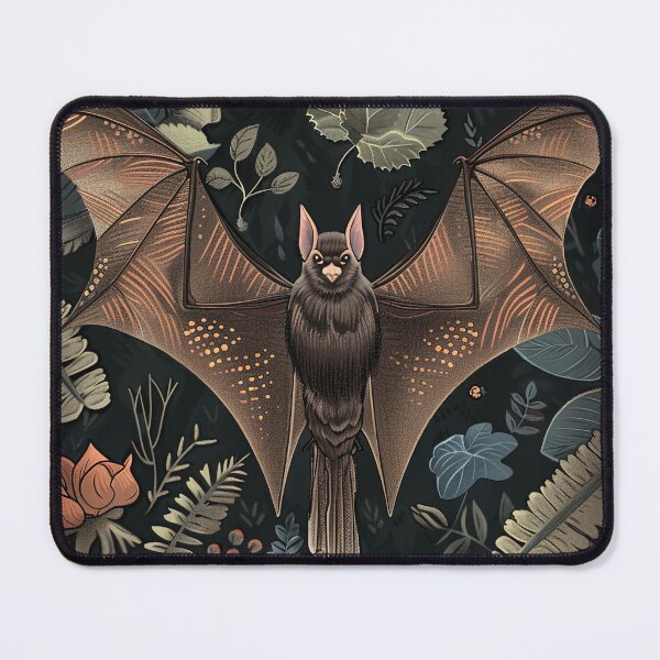 Item preview, Floral Bat Illustration designed and sold by OccultDreams.
