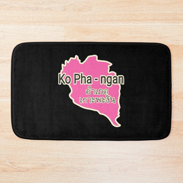 Item preview, Koh Phangan Map Island Map designed and sold by vibeno1.