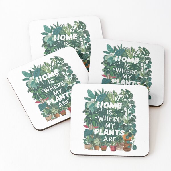 Item preview, Home Is Where My Plants Are Hardcover Journal designed and sold by onicaras.