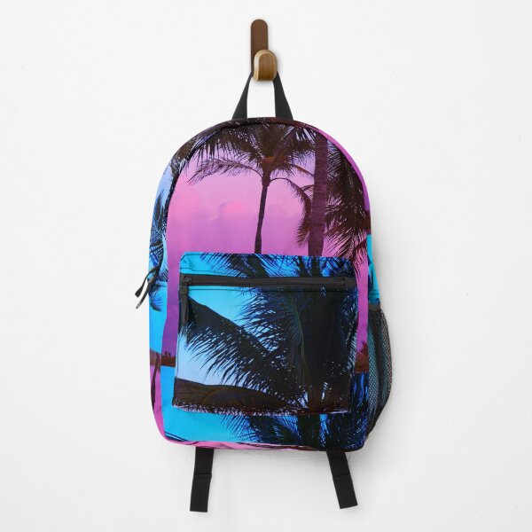 Item preview, Pink Cotton Candy Sunset Palm Trees, Miami Beach, Florida designed and sold by newburyboutique.