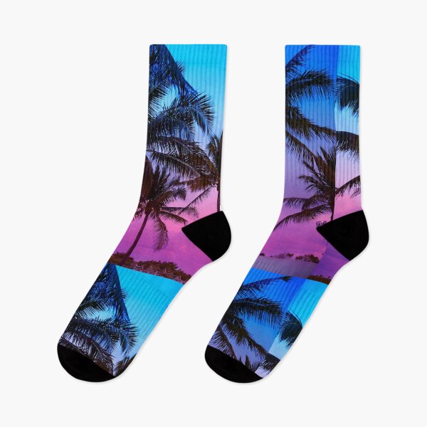 Item preview, Pink Cotton Candy Sunset Palm Trees, Miami Beach, Florida designed and sold by newburyboutique.