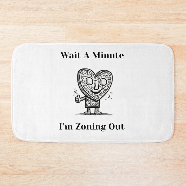 Item preview, Wait A Minute I'm Zoning Out - daydreaming cartoon, a funny designed and sold by ChuckleCharmz.