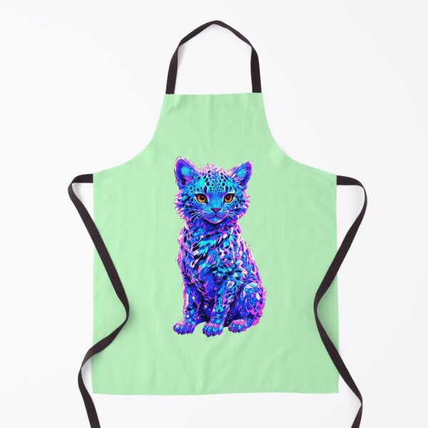 Item preview, Blue bobcat wildcat designed and sold by LevCreates.