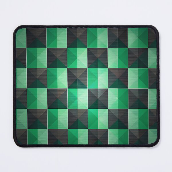 Item preview, Geometric Elegance,a seamless pattern composed of various shades of green designed and sold by aminz4.
