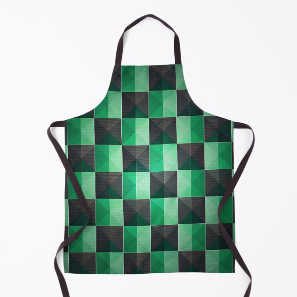 Item preview, Geometric Elegance,a seamless pattern composed of various shades of green designed and sold by aminz4.