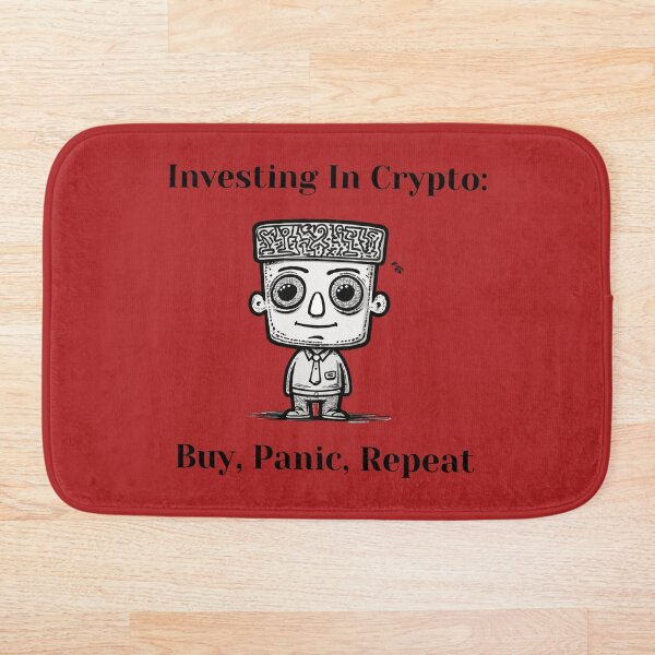 Item preview, Investing In Crypto: Buy, Panic, Repeat designed and sold by ChuckleCharmz.