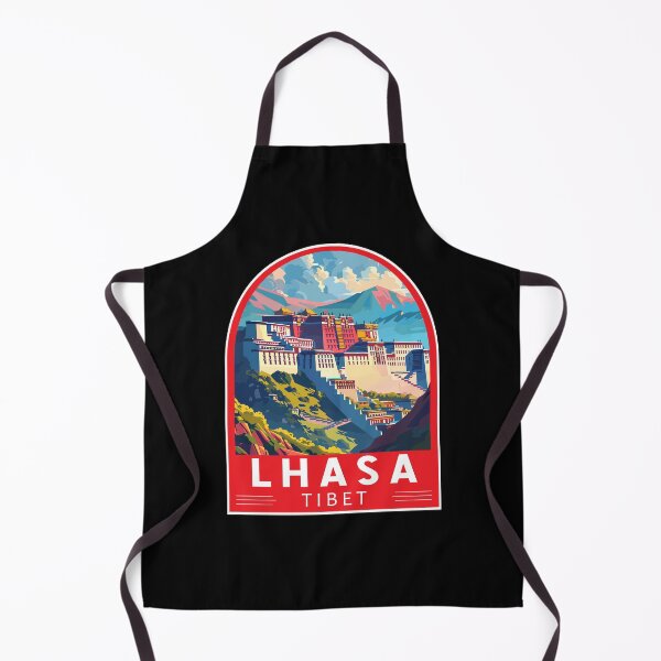 Item preview, Lhasa Tibet Travel Art Emblem designed and sold by KrisSidDesigns.