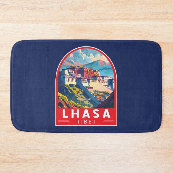 Item preview, Lhasa Tibet Travel Art Emblem designed and sold by KrisSidDesigns.