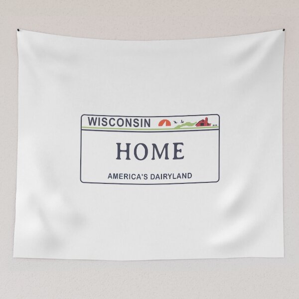 Item preview, Wisconsin State License Plate designed and sold by US States Merch.